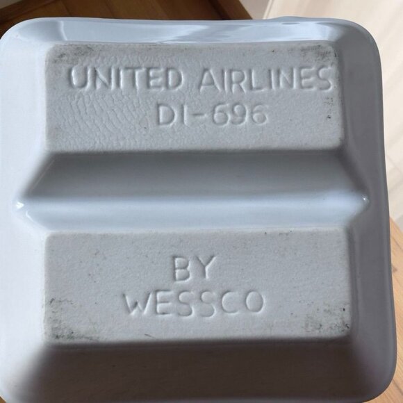 3 United Airlines Divided Condiment Dishes by Wessco – Vintage Airline Service W - Picture 3 of 5